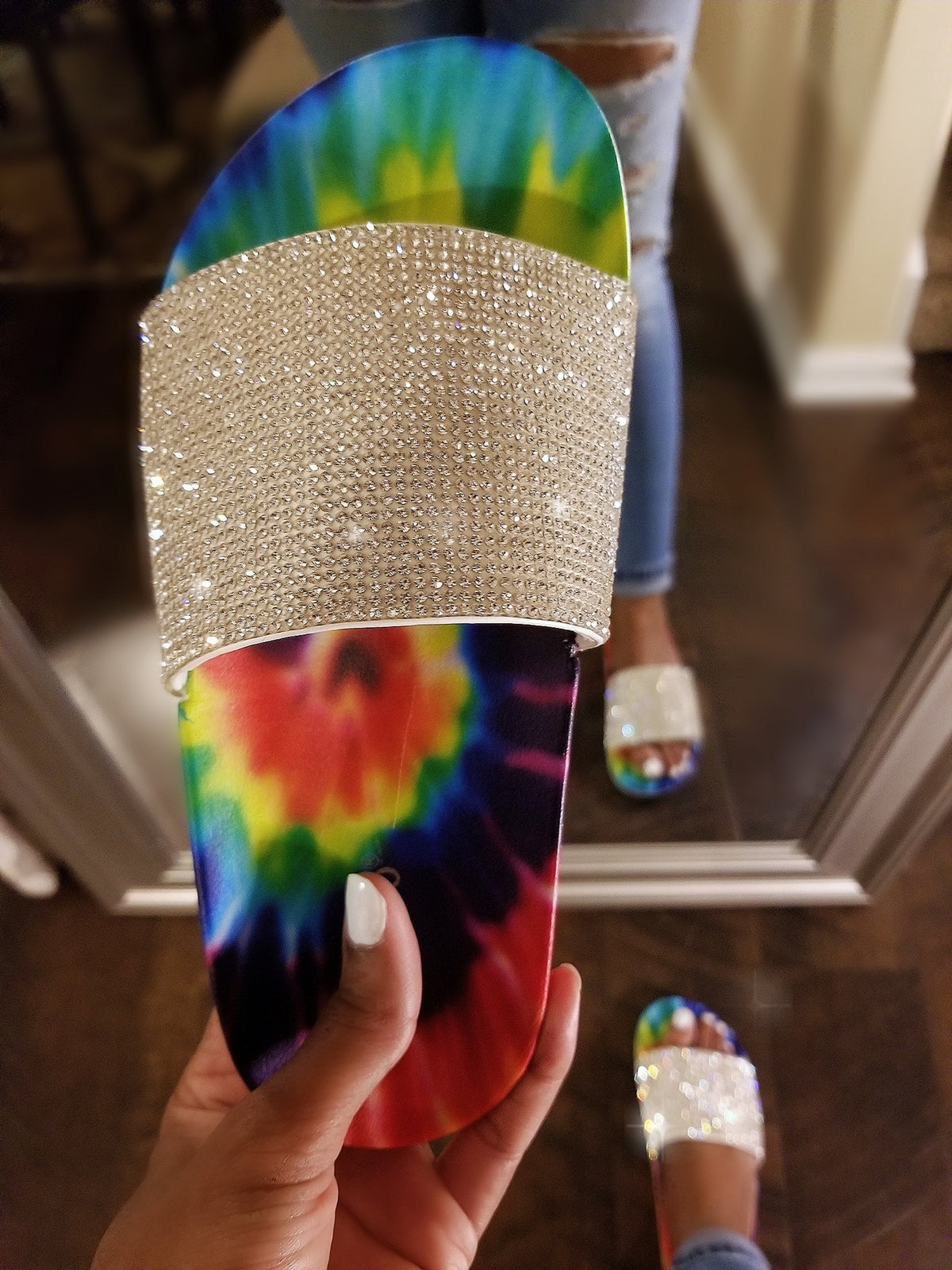 Josie Tie Dye Slide