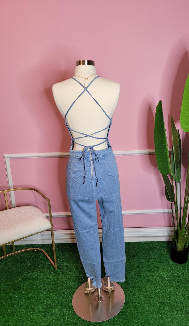 Janet Denim Jumpsuit