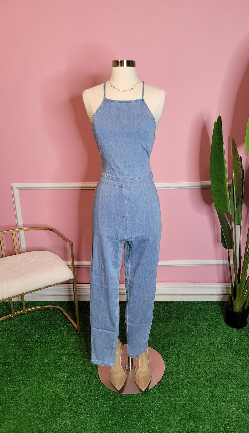 Janet Denim Jumpsuit