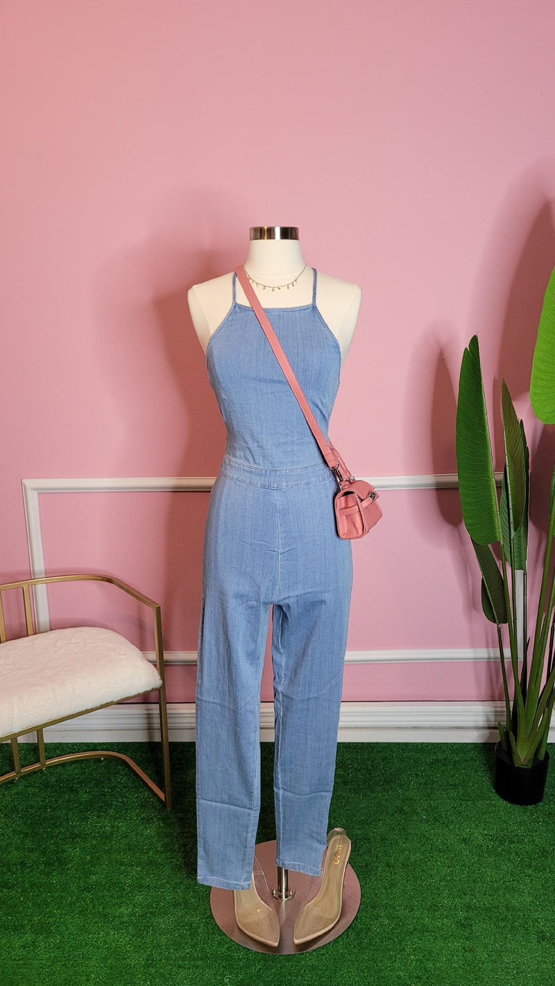 Janet Denim Jumpsuit